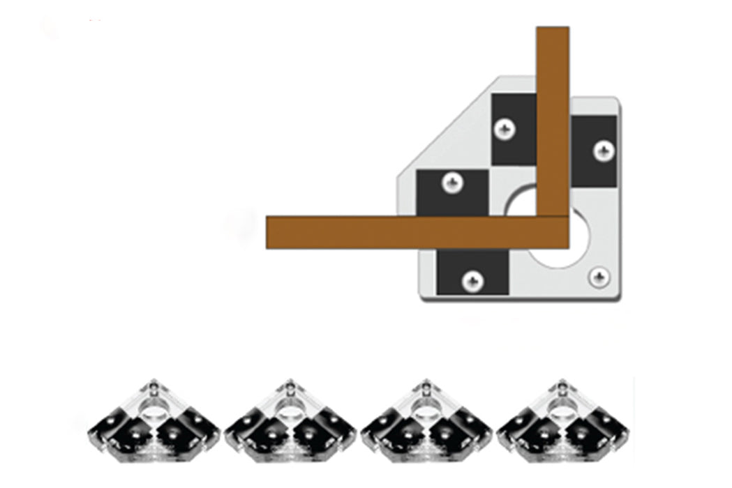 Proses by Bachmann 39032 G Scale Snap & Glue Clamps (4 Pack)