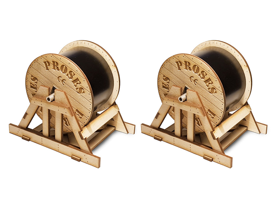 Proses by Bachmann 39113 O Scale Cable Drums Load (2 Pack)
