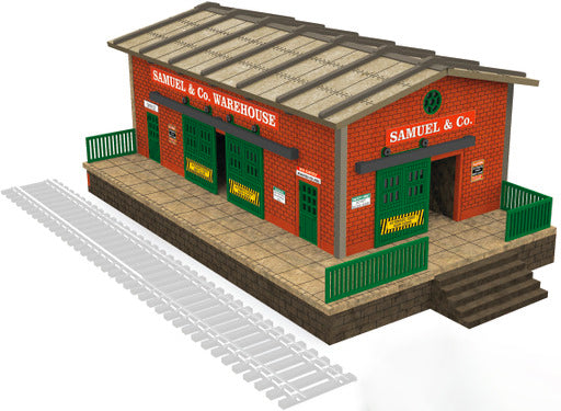 Proses By Bachmann 39118 HO Scale Laser Cut Kit Warehouse with Motorized Doors