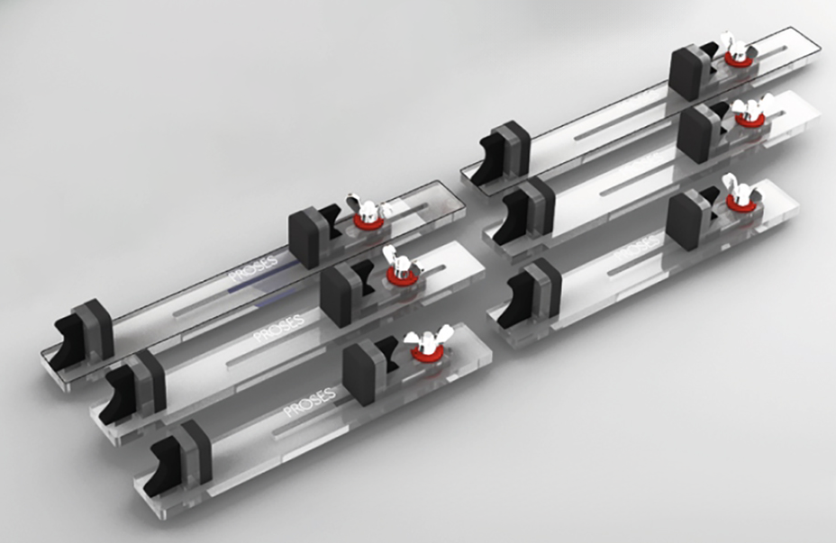 Proses by Bachmann 39127 Mini Bar Clamps (6 Pack)