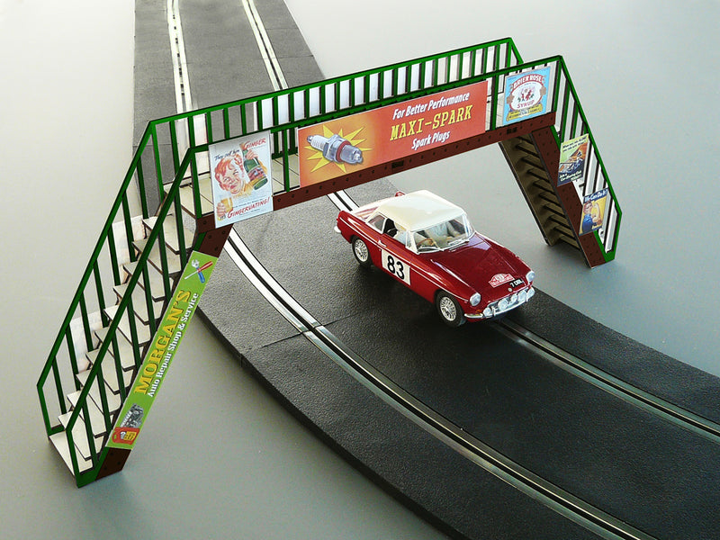 Proses by Bachmann 39202 Slot Car 2 Lane Foot Bridge Laser-Cut Kit