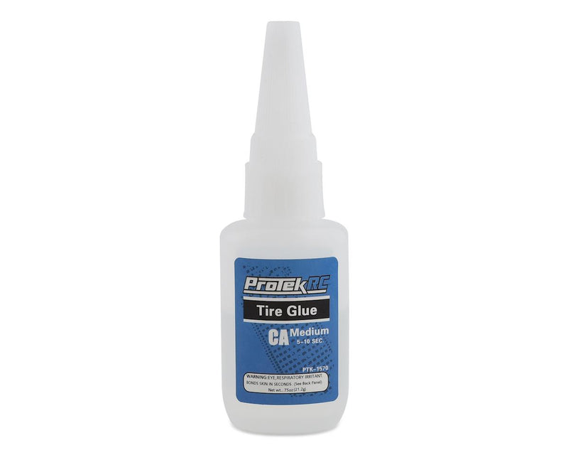 Protek RC 1570 Medium CA Tire Glue with Glue Tip .75oz