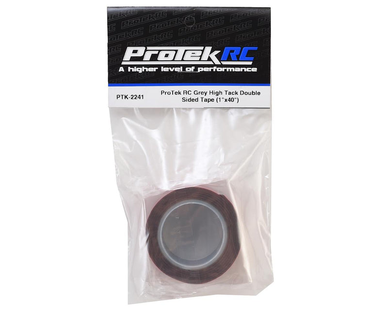 Protek RC 2241 Grey Double Sided Servo Tape Roll (1x40")