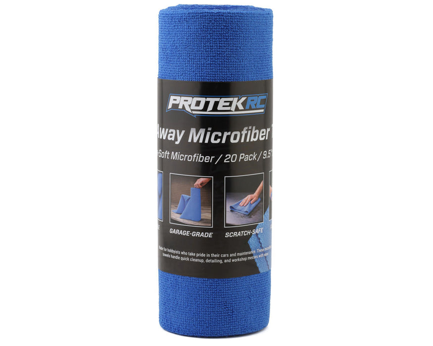 ProTek RC PTK-1550 9.5x9.5" Tear Away Microfiber Roll (20 Sheets)