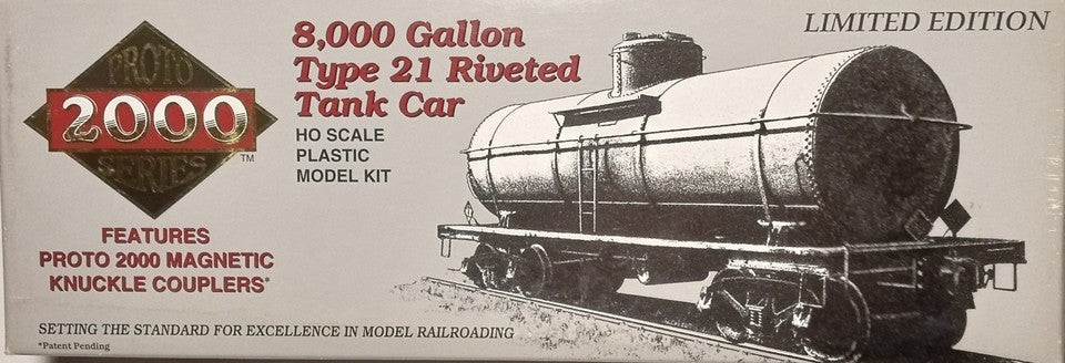 Proto 2000 21276 HO Scale 8,000 Gallon Tank Car Kit "Philadelphia Quartz" PQX 512 - NOS