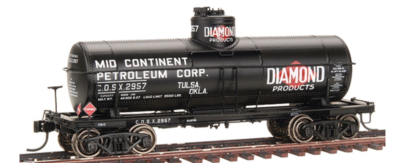 Proto 2000 54362 HO Scale 8,000 Gallon Tank Car Kit "Diamond Products" COSX 2954 - NOS
