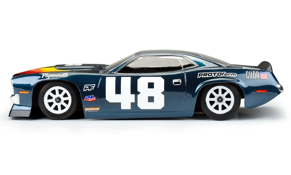 PROTOForm 159400 1/10 Plymouth Barracuda Clear Body for VTA Car