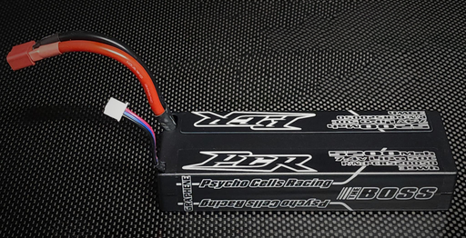 Psycho Cells Racing PCR520050DN The BOSS 5200mAh 2S 7.4V 50C Hardcase LiPo (Deans)