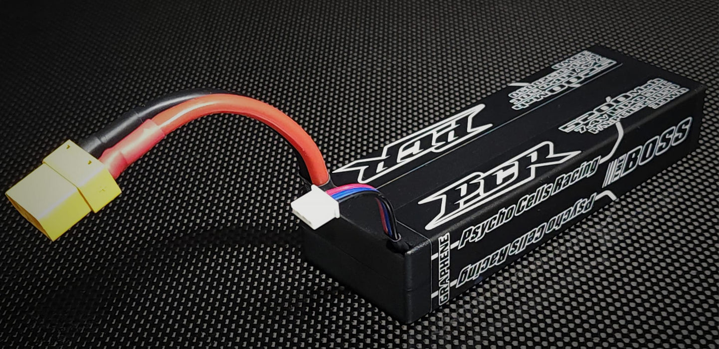 Psycho Cells Racing PCR520050XT 5200mAh 2S 7.4V 50C Hardcase LiPo XT90