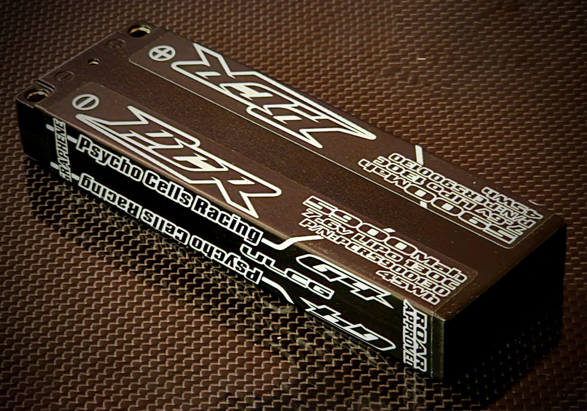 Psycho Cells Racing PCR5900130 5900mAh 2S 7.6V 130C Hardcase ULCG LiPo ...