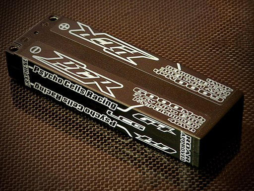 Psycho Cells Racing PCR6000130 6000mAh 2S 7.6V 130C Hardcase LCG LiPo (5mm Bullets)