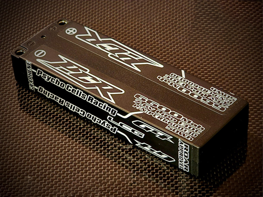 Psycho Cells Racing PCR6600130 6600mAh 2S 7.6V 130C Hardcase LCG LiPo (5mm Bullets)