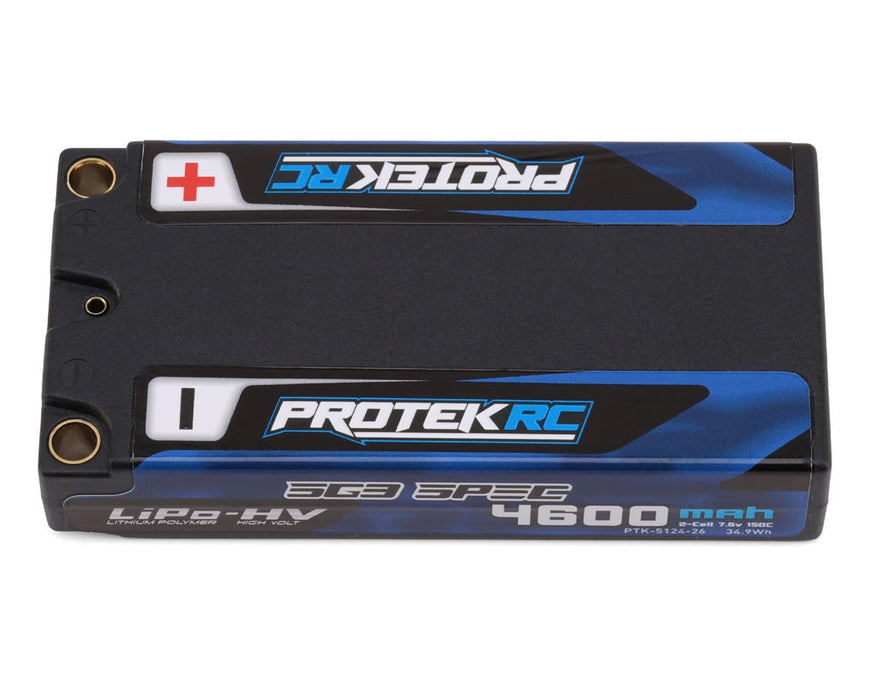 ProTek RC PTK-5124-26 7.6V/4600mAh 2S 150C Low IR SG3 HV ULCG Shorty LiPo Battery