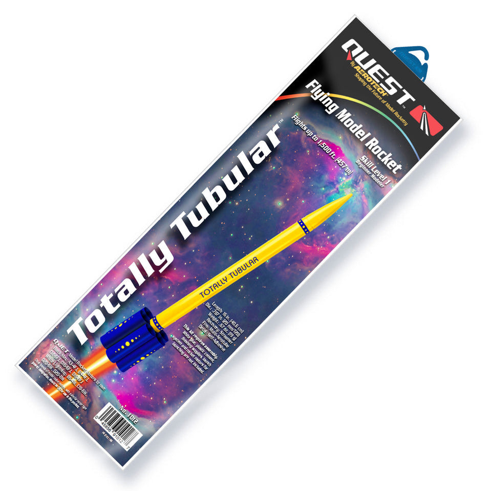Quest Micro Model Rockets Quest Q1012 TOTALLY TUBULAR Model Rocket Kit — White Rose Hobbies