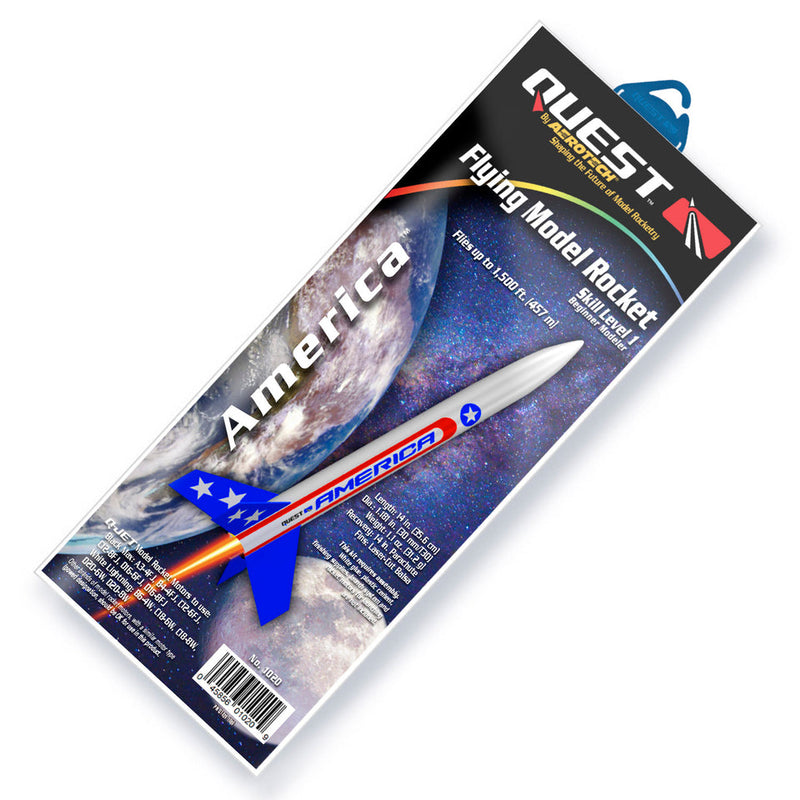 Quest Q1020 AMERICA™ Model Rocket Kit