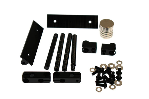 Racers Edge 1032 Aluminum Magnetic Body Mount Set for 1/10 Drift Cars (Full Post) Black