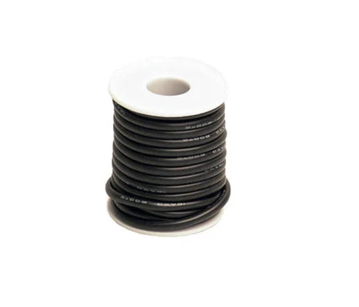 Racers Edge 1205 12 Gauge Silicone Ultra-Flex Wire; 25' Spool (Black)