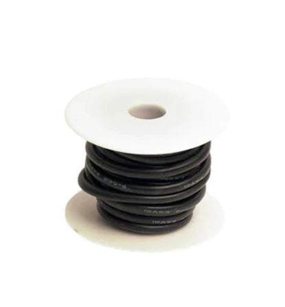 Racers Edge 1207 10 Gauge Silicone Ultra-Flex Wire; 25' Spool (Black)