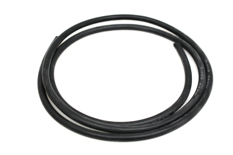 Racers Edge 1212 10 Gauge Silicone Wire - 3' Black