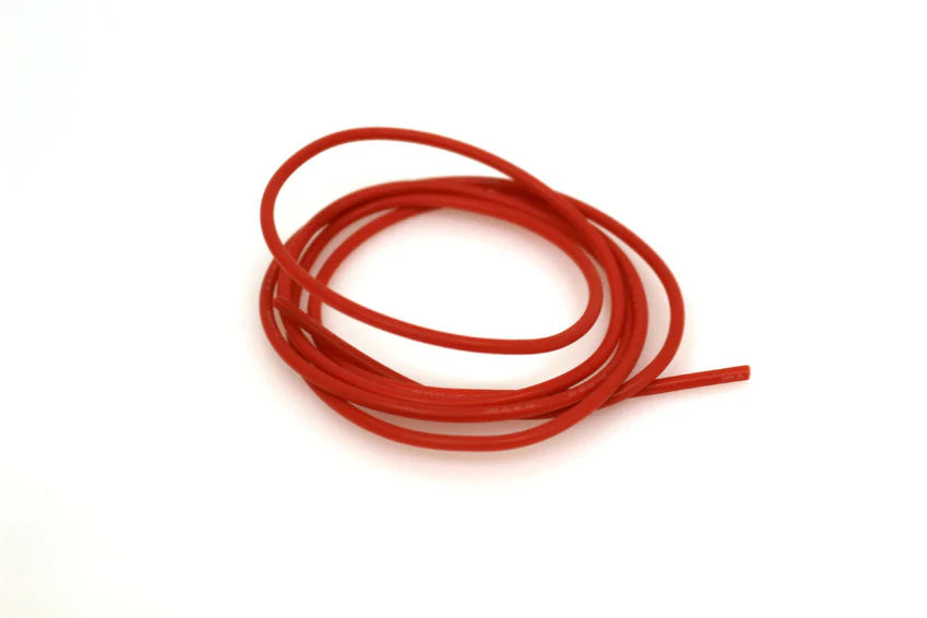 Racers Edge 1221 18 Gauge Silicone Wire - 3' Red