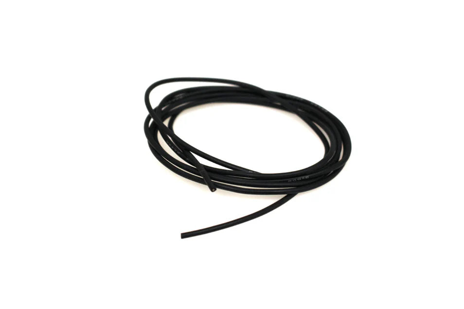 Racers Edge 1224 22 Gauge Silicone Wire - 3' Black