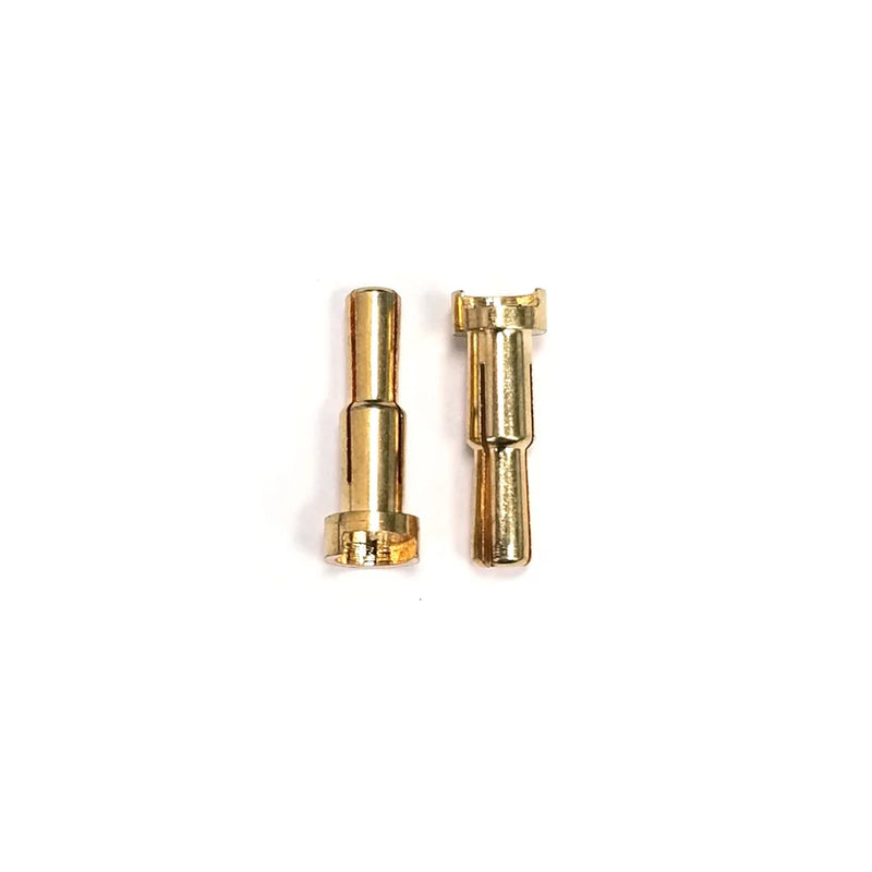 Racers Edge 1628 4/5mm Bullet Connector Plugs (1 Pair)