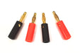 Racers Edge 1630 Heavy Duty Banana Plugs (2 Pair)