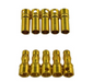 Racers Edge 1663 3.5mm Gold Plated Banana Plugs, Male & Female (5 Pair)