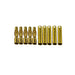 Racers Edge 1664 4mm Gold Plated Banana Plugs, Male & Female (5 Pair)