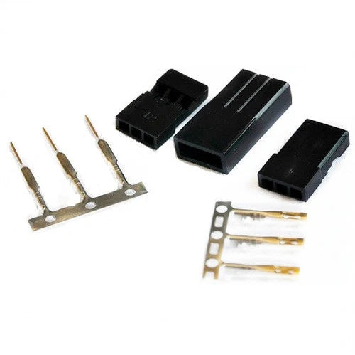 Racers Edge 1676 Male and Female JR Servo Plug (5 Pair)