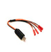 Racers Edge 1690 USB Multi-Charger for 4 1S Lipo Batteries with JST Connector