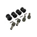 Racers Edge 1950 Black 15mm Wheel Hex Extension Adaptors (4 Pack)