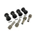 Racers Edge 1951 Black 20mm Wheel Hex Extension Adaptors (4 Pack)