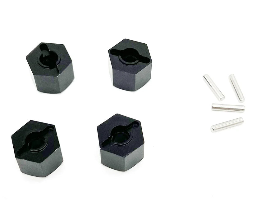 Racers Edge 1960 12mm Wheel Hex Adapters with Pins (4) for CEN F250