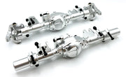 Racers Edge 1970S Silver Aluminum Axle Housing Set (Front & Rear) for CEN Ford F-450 Trucks