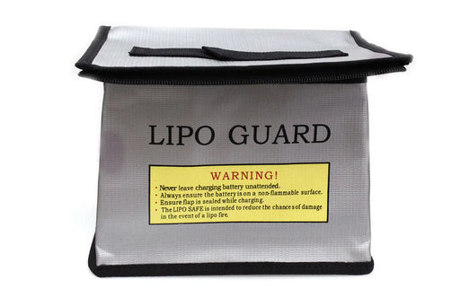 Racers Edge 2105 215x145x165mm Lipo Battery Charging Safety Bag with Zipper