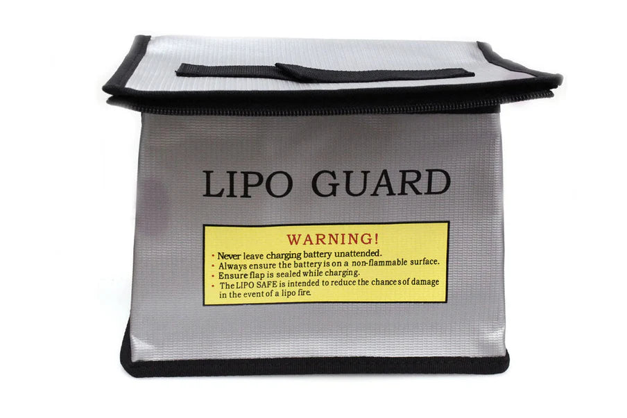 Racers Edge 2105 215x145x165mm Lipo Battery Charging Safety Bag with Zipper