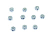 Racers Edge 3152S Silver Nylon Lock Nut M2 (10 Pack)