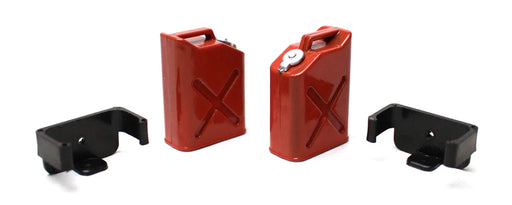 Racers Edge 3404 1/10 Scaler Plastic Gasoline Jugs (2 Pack) - Red
