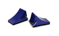 Racers Edge 3407B 1/10 Scaler Aluminum Wheel Chocks (1 Pair) - Blue