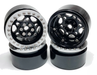 Racers Edge 3451 2.2 Aluminum Beadlock Crawler Wheels Silver (4 Pieces)