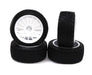 Racers Edge 3481W 1/10 HPI Rally Off-Road WR8 Flower Line White Wheels (4 Pieces)
