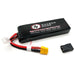 Racers Edge 5000mAh 2S 7.4V 60C Soft Pack Lipo Battery, XT60 Plug with TRX Adapter