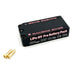 Racers Edge 5100mAh 2S 7.6V 130C Shorty Hard Case Lipo Battery Pack with 5mm Bullet Plug