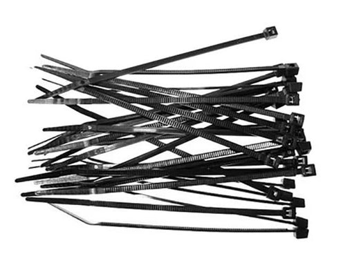 Racers Edge 5604BK 4" Black Tie Wraps (30 Pack)