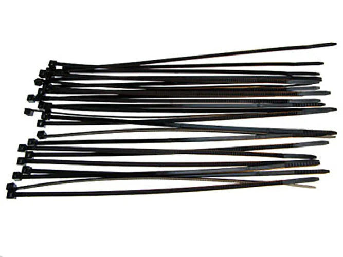 Racers Edge 5607BK 7 1/2 Black Tie Wraps (25 Pack)