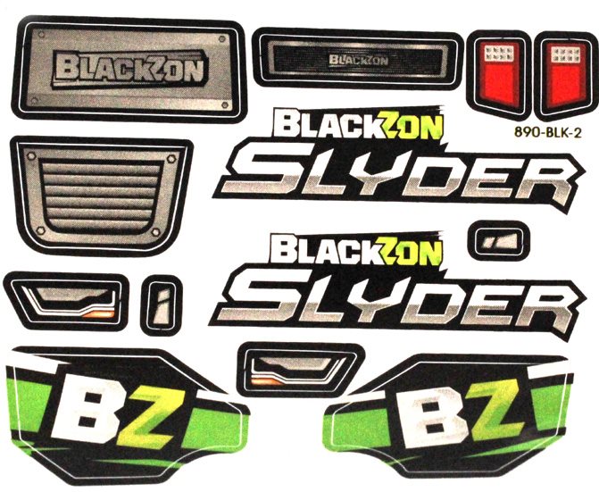 Racers Edge 6415 Clear Stadium Truck Body with Stickers for Blackzon Slyder