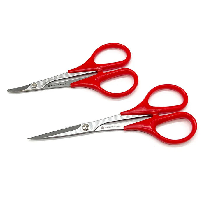 Racers Edge 70257 Curved Straight Lexan Scissor Set (2 Pieces)