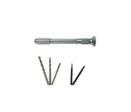 Racers Edge 7061 Pin Vise Miniature Drill Set with 5 Bits