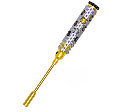 Racers Edge 7212 5.5mm Nut Driver Gold Ink Honeycomb Handle with Titanium Coated Tip